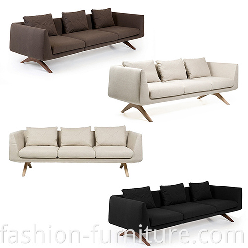 hepburn fixed 3-seater sofa